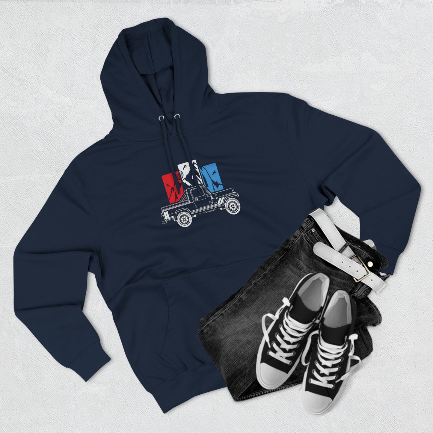 Jeep Scrambler Truck Journey Hoodie