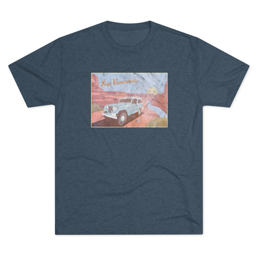 Command Attention Jeep Commando Vintage Postcard T-shirt