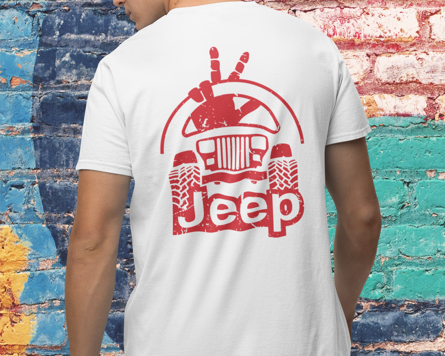 Mens YJ Wave Crew Neck Tee